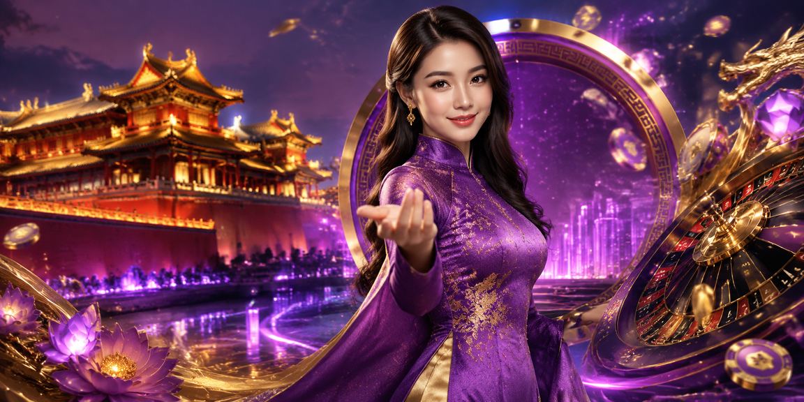Người dùng tại Huế trong trang phục áo dài xem thông tin cá cược trên điện thoại